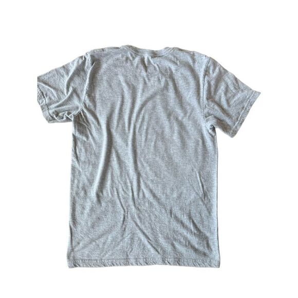 Par tee women’s small graphic t-shirt boho rock Hot Mess express train grey humo - Picture 2 of 4